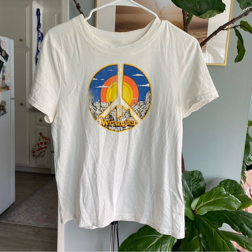 Wrangler Peace Sign Tee